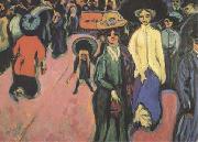 Ernst Ludwig Kirchner The Street (mk09) oil painting on canvas